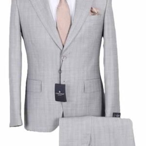 Costume gris clair FERNANDO — Chic africain et élégance italienne